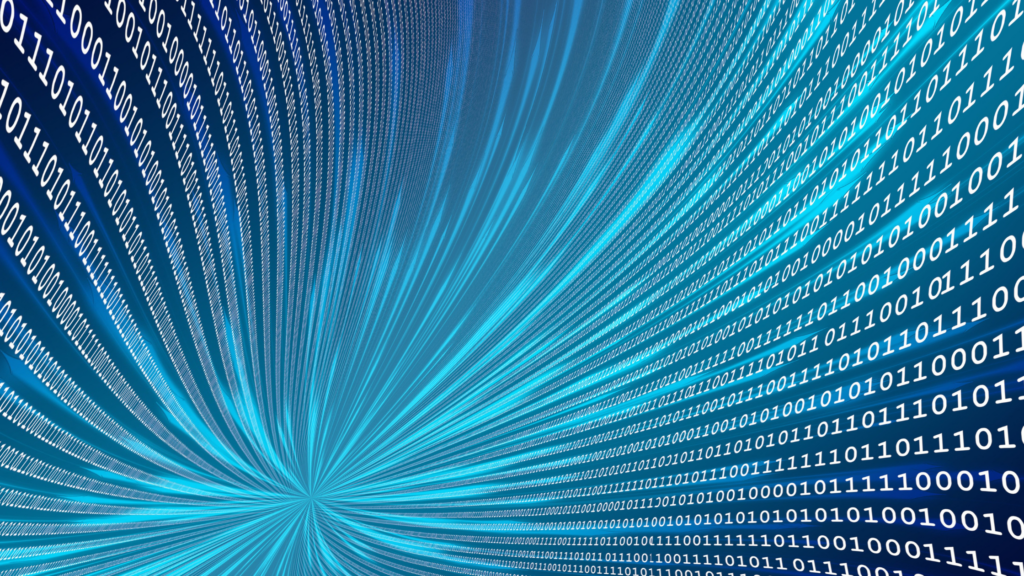 Artificial intelligence analyzing and transforming business data.