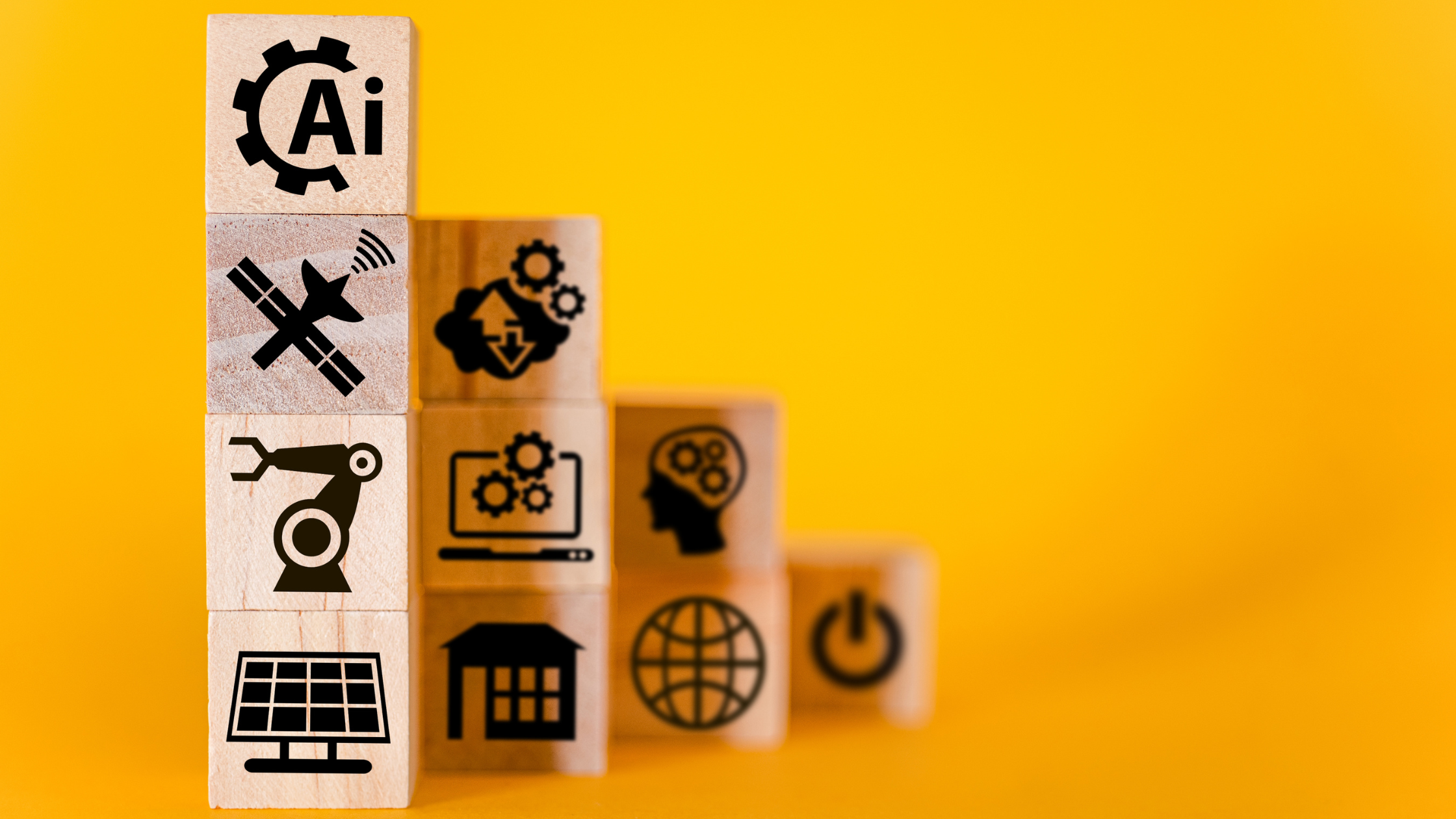 Building blocks of an artificial intelligence program.
