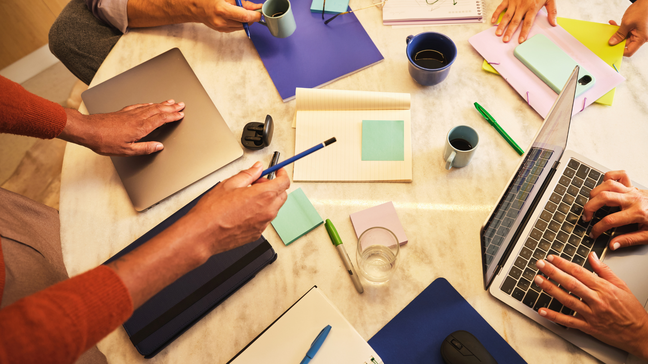 Business technology evolving through different stages over time.