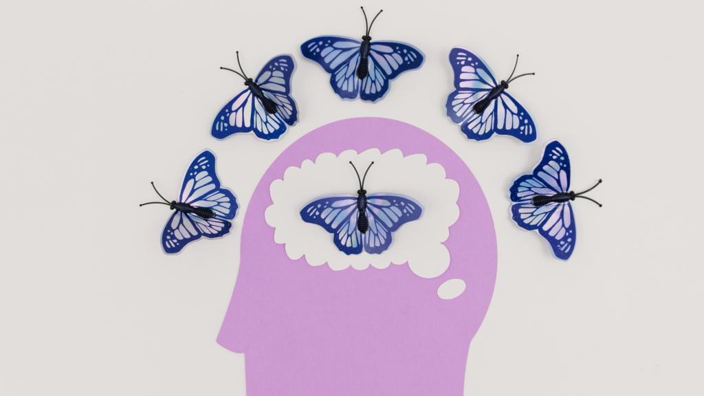 Cognitive AI system processing information and making decisions.