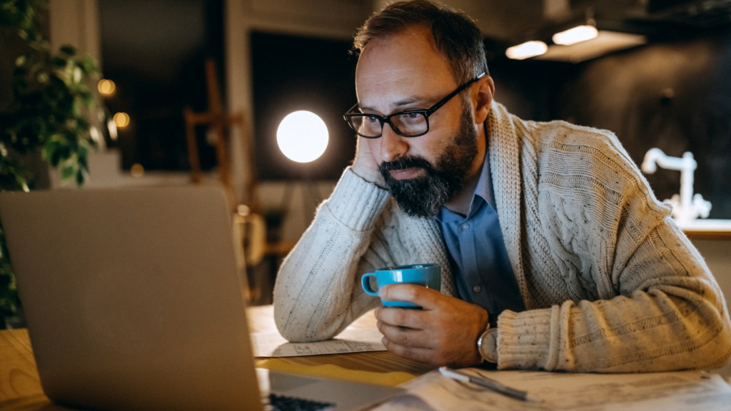 Business team searching for the right AI technology partner.