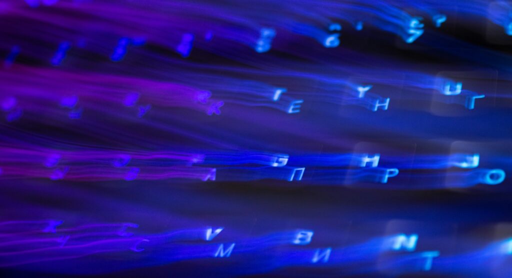 Optical character recognition extracting text from a digital document.